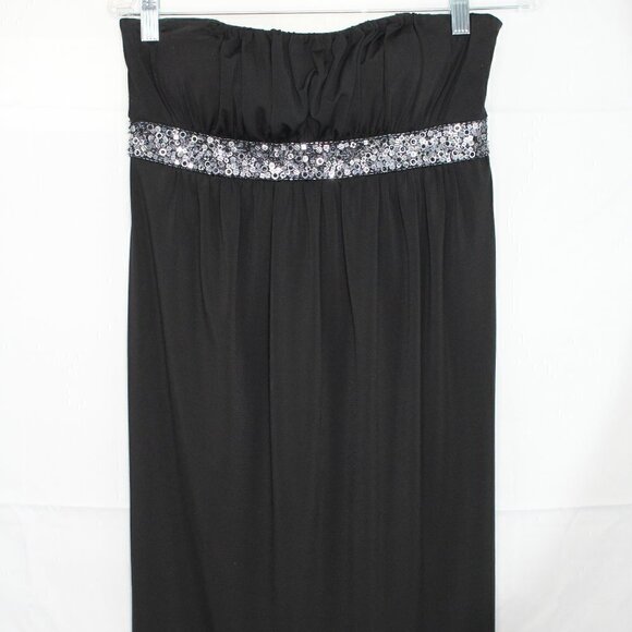 Maggy London Strapless Dress Size 6 Black - Picture 1 of 6